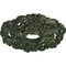 Ekena Millwork Orrington Medallion (Canopies up to 4 3/4"), 19 5/8"OD x 4 3/4"ID x 1 3/4"P, Painted Turtle Crackle CM19ORPTC - alternate 3